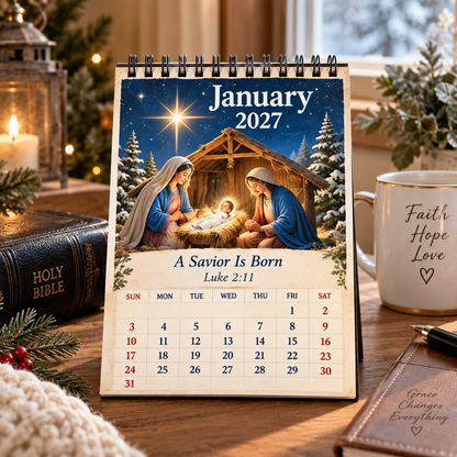 ✝️ Jesus Through the Year 2027 Calendar