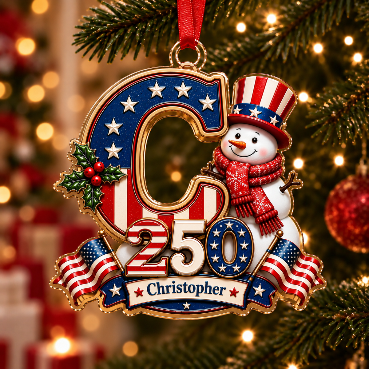🇺🇸 A Personalized Christmas Keepsake Made Just for You 🎄