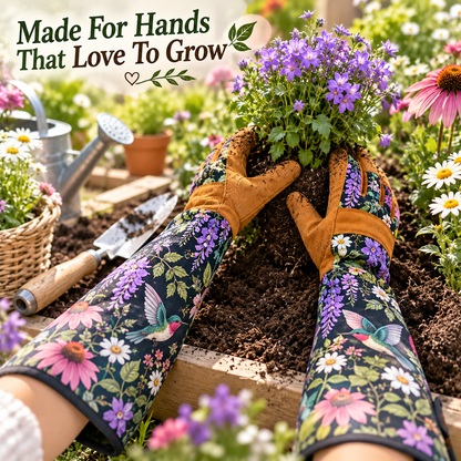🌿 Personalized Long Cuff Garden Gloves