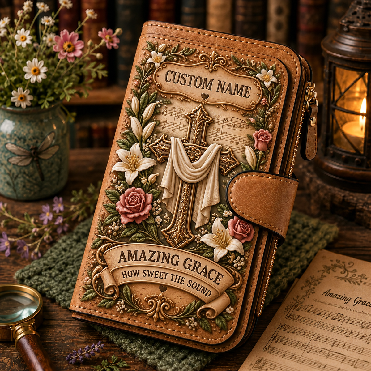 Personalized Christian Faith Wallet ✝️💖