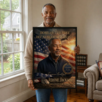 Personalized Poster "Home of the Free"