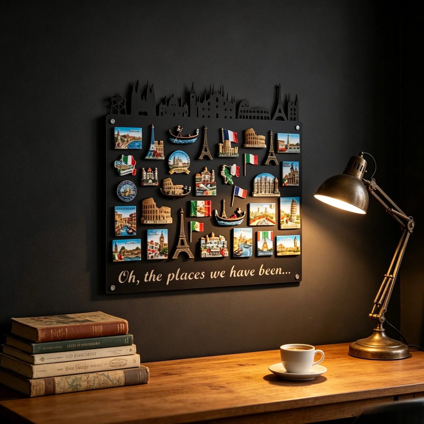 Magnetic Memory Board for Travel Keepsakes
