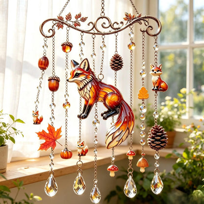 Autumn Animal Suncatcher Wind Chime