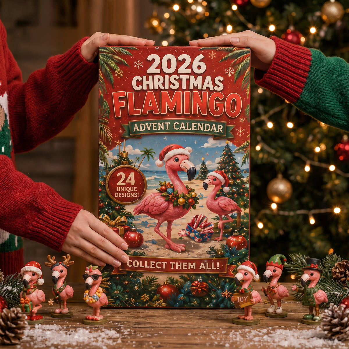 🦩 2026 Christmas Flamingo Advent Calendar– Every Day Brings New Surprises 🎄✨
