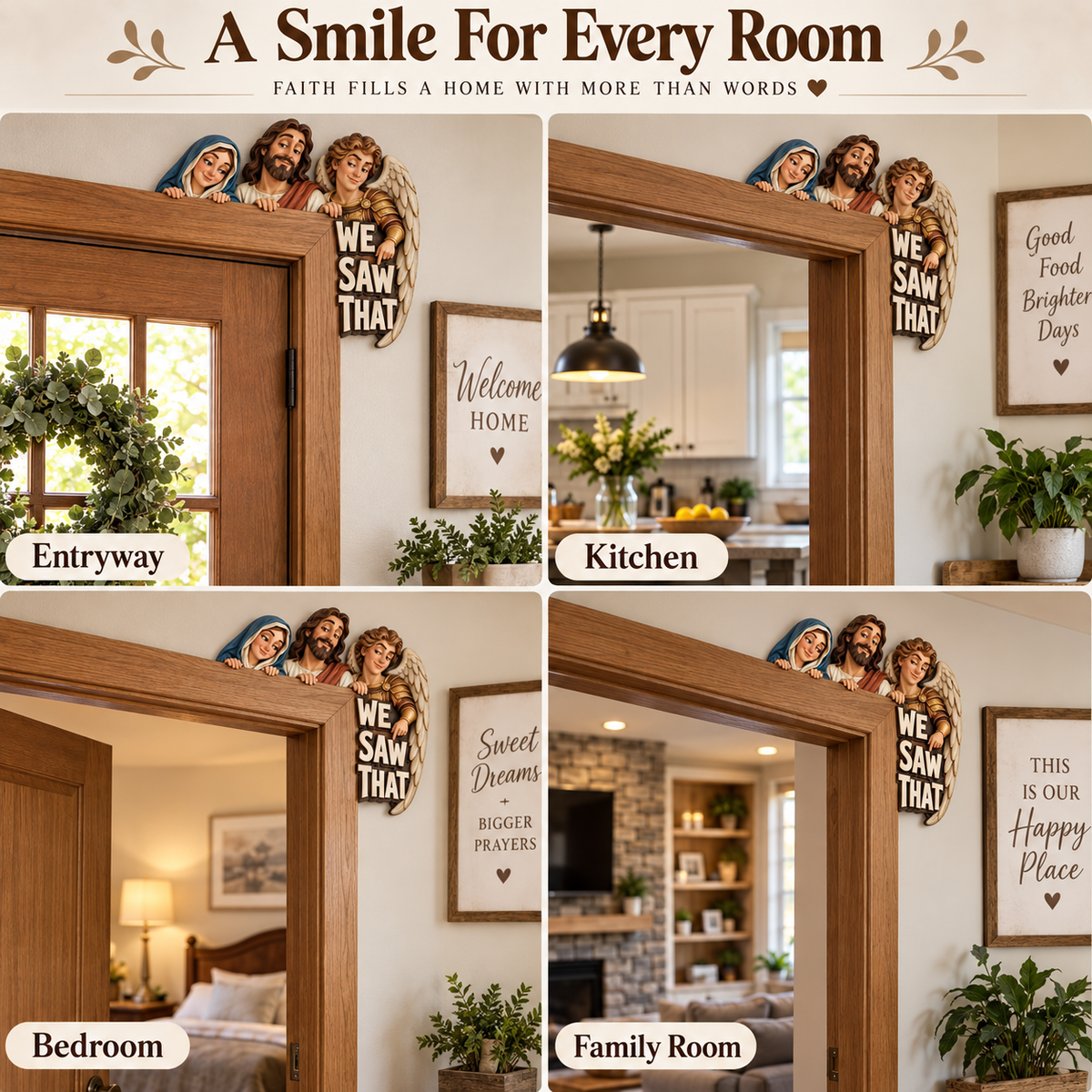 👀 WE SAW THAT Christian Door Frame Decor