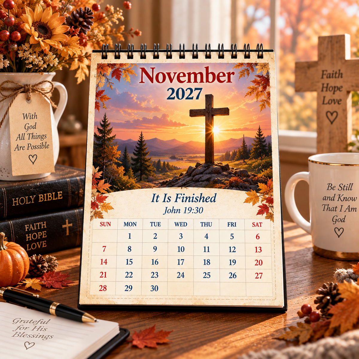 ✝️ Jesus Through the Year 2027 Calendar
