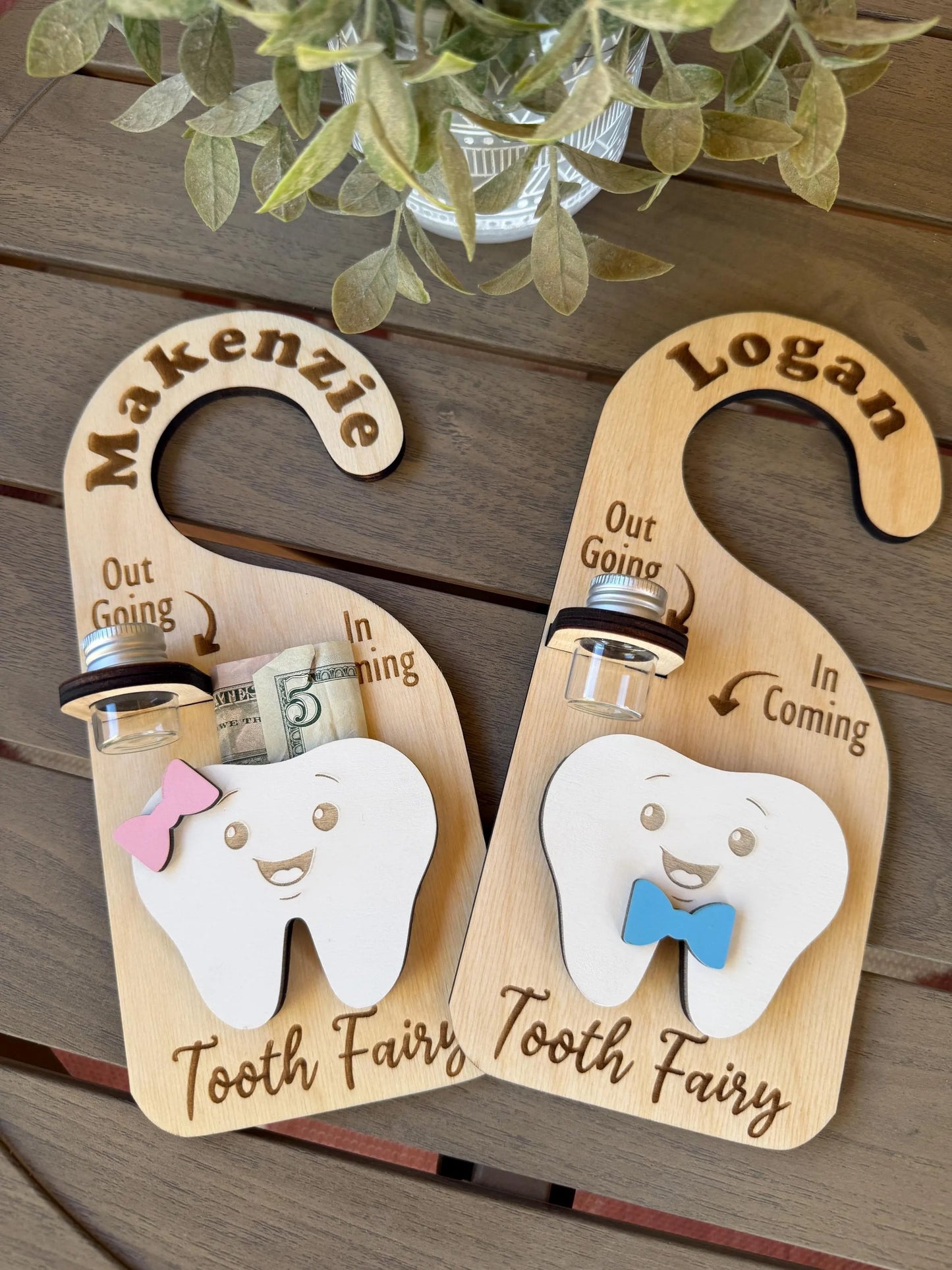 Personalized Tooth Fairy Door Hanger