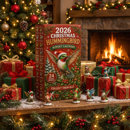 🐦2026 Christmas Hummingbird Advent Calendar – Every Day Brings New Surprises 🎄✨