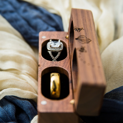 Wide Double Ring Box