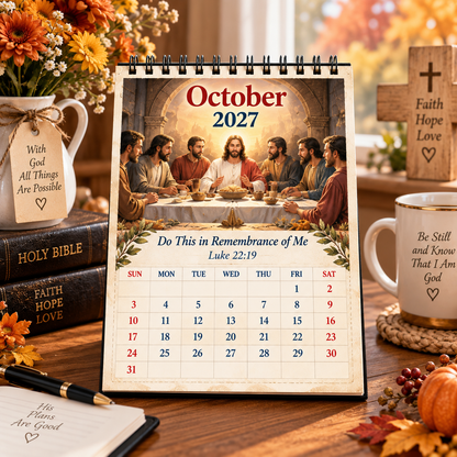 ✝️ Jesus Through the Year 2027 Calendar