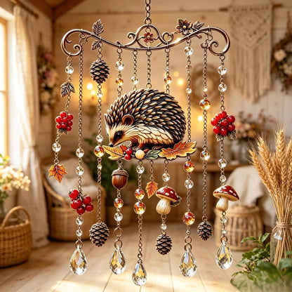 Autumn Animal Suncatcher Wind Chime