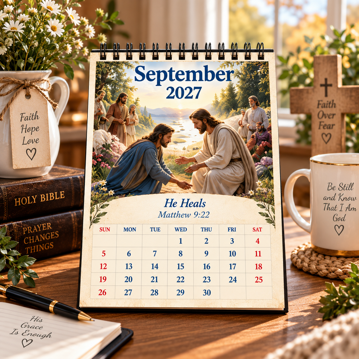 ✝️ Jesus Through the Year 2027 Calendar