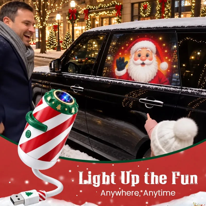 🎄Christmas Car Projection Light | Festive Holiday Projector for Vehicle & Home