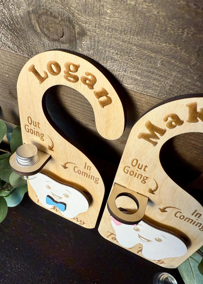 Personalized Tooth Fairy Door Hanger