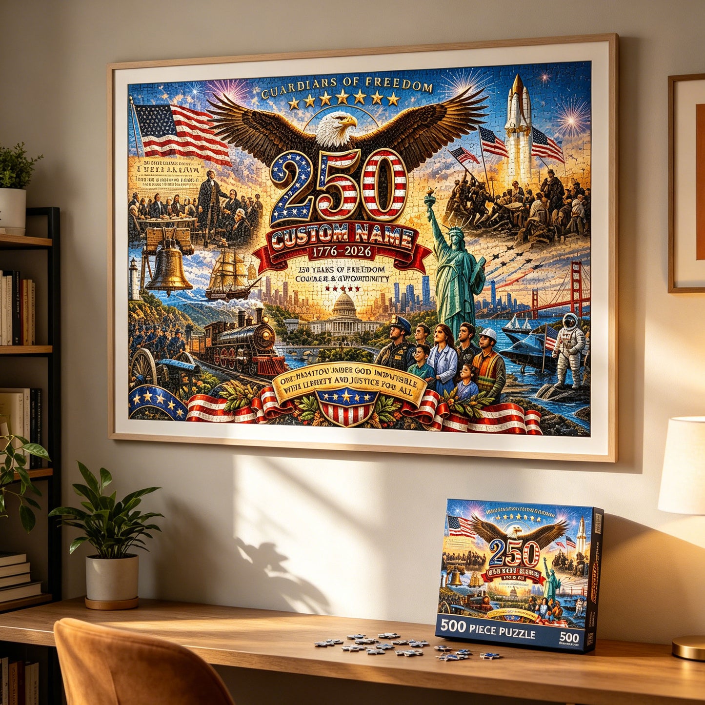 250th Anniversary Jigsaw Puzzle, 500 Pieces