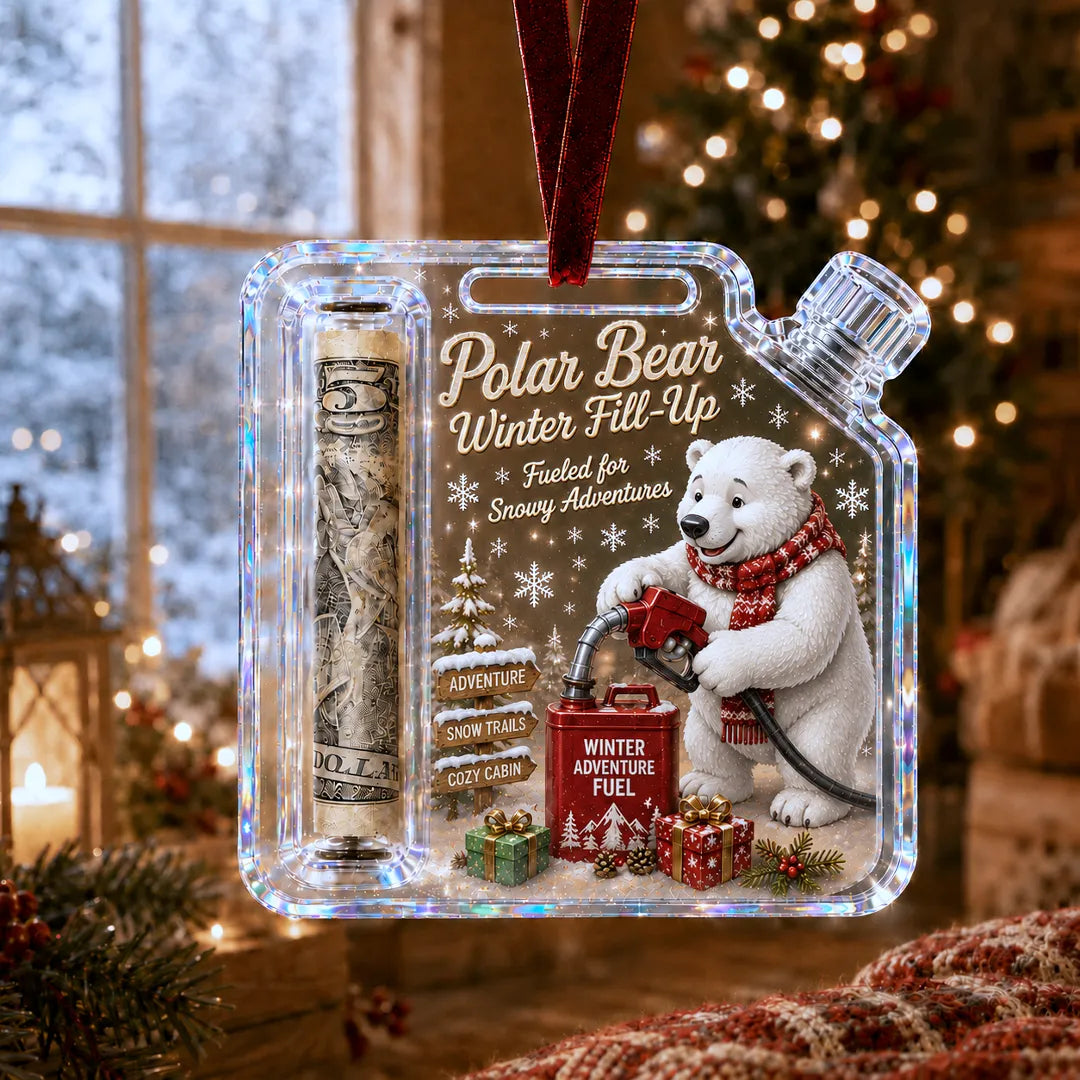 Christmas Fuel-Up Cash Gift Ornament