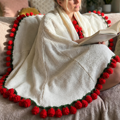 The Bouquet That Becomes a Blanket 🌸 Crochet Flower Bouquet Blanket