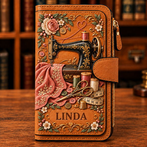 Made for Her Creative Soul 🧵 Personalized Sewing, Knitting & Quilting Wallet