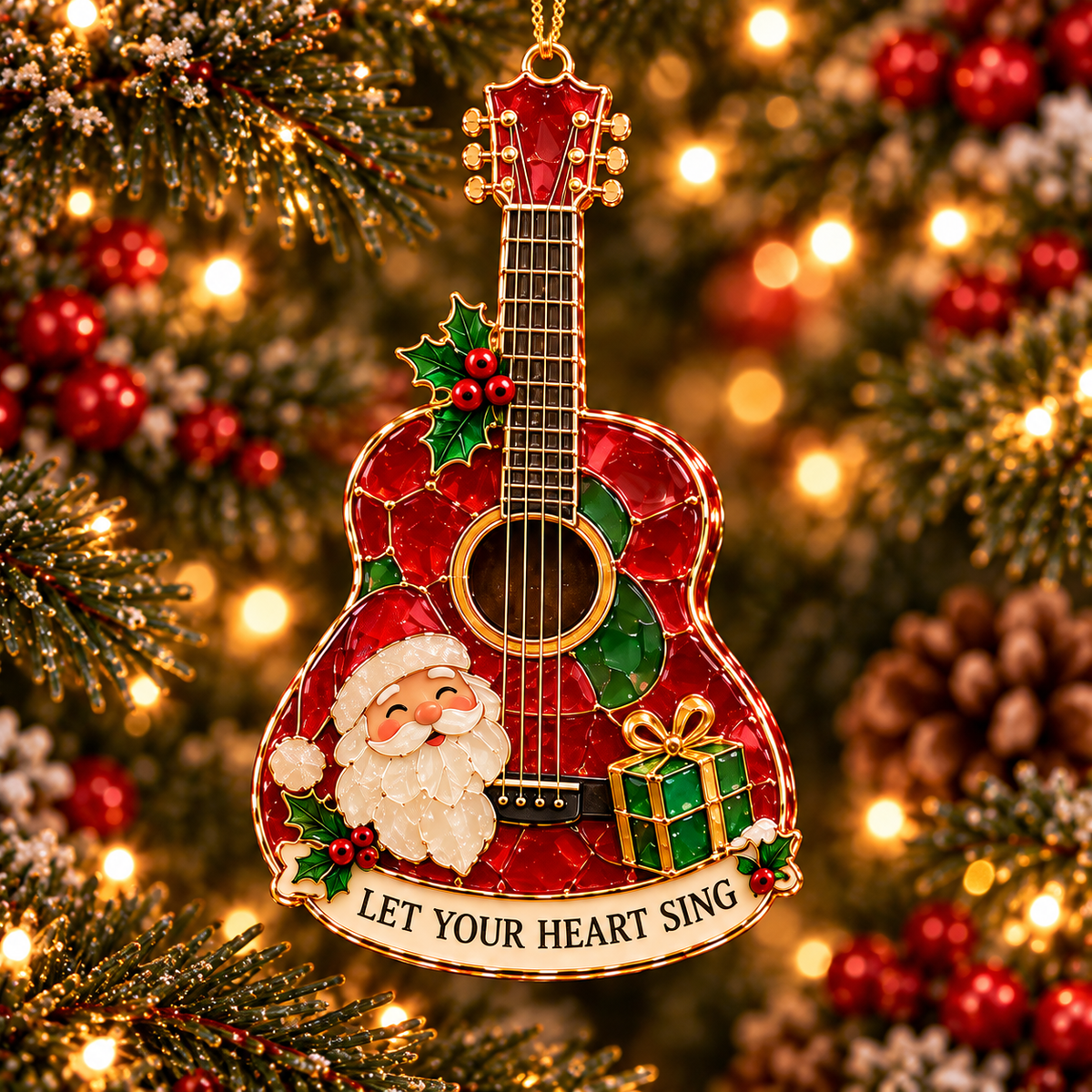 🎶 Christmas Music Ornament — Let the Holiday Joy Play On