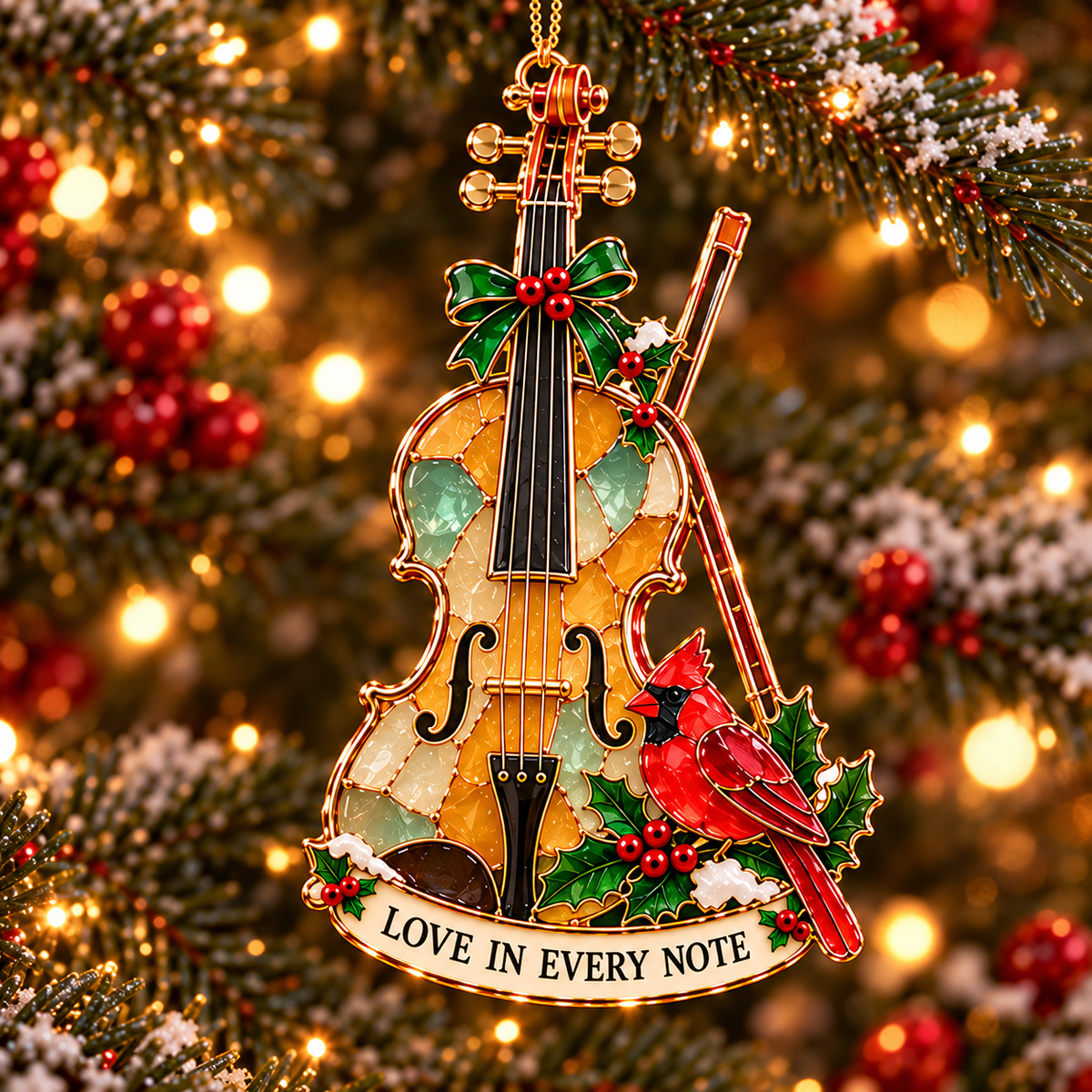 🎶 Christmas Music Ornament — Let the Holiday Joy Play On