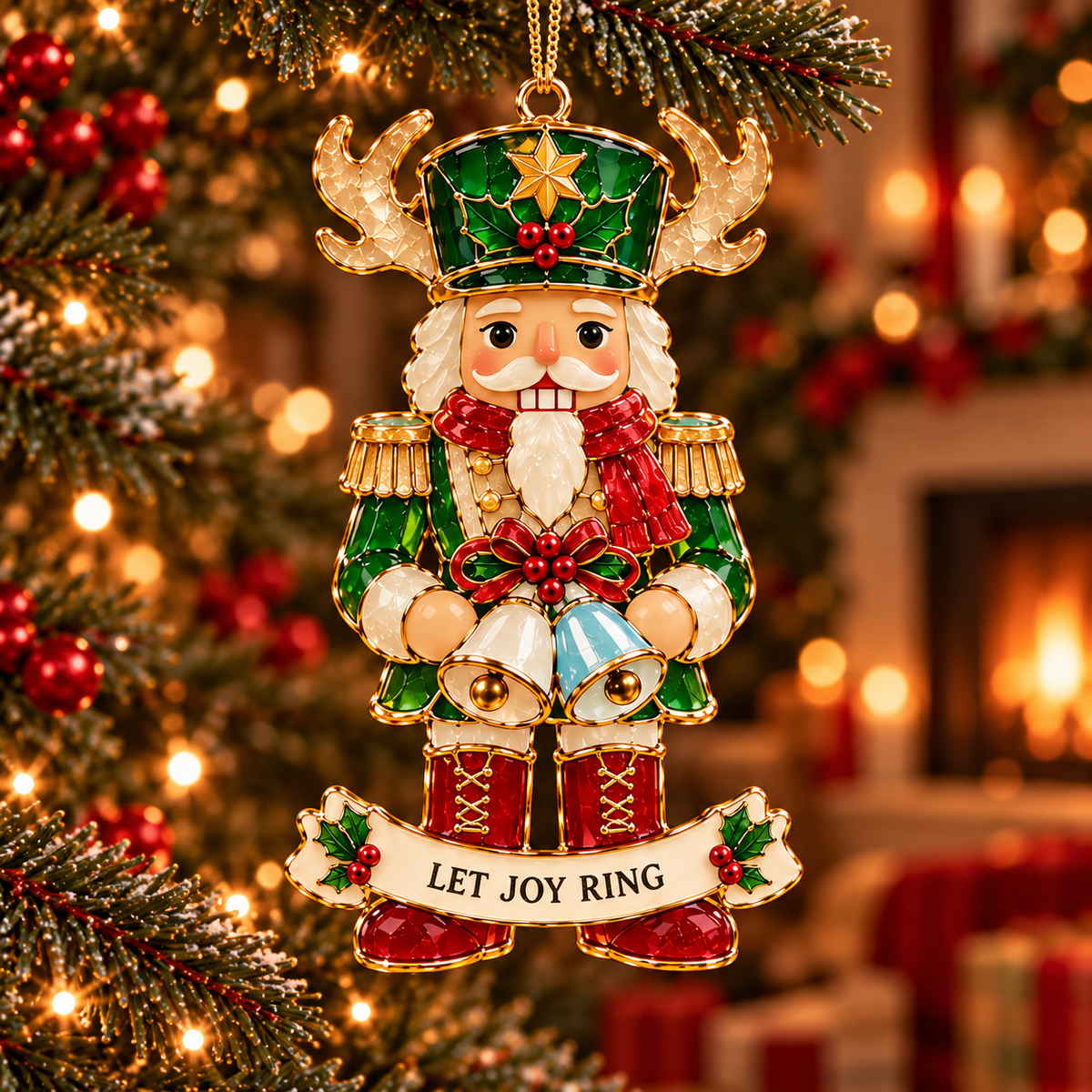 🎄 Nutcracker Christmas Ornament — A Little Holiday Magic for Your Tree