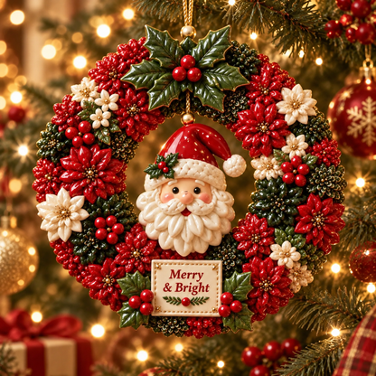 ⏳ Last Day 50% OFF —🎄 Christmas Wreath Ornaments