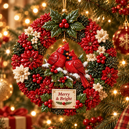 ⏳ Last Day 50% OFF —🎄 Christmas Wreath Ornaments