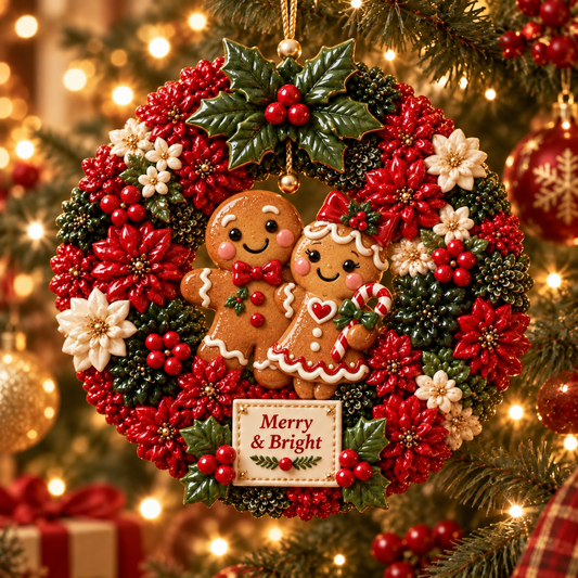 ⏳ Last Day 50% OFF —🎄 Christmas Wreath Ornaments