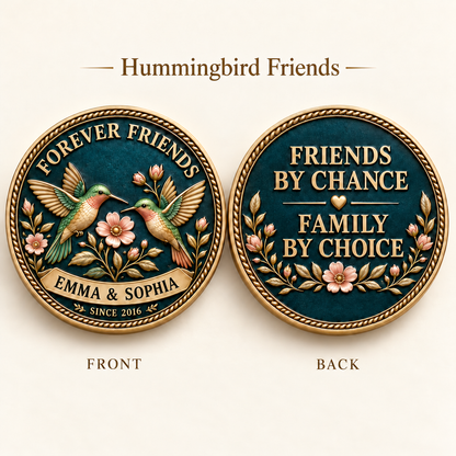 Personalized Forever Friends Coin – Best Friend Keepsake Gift