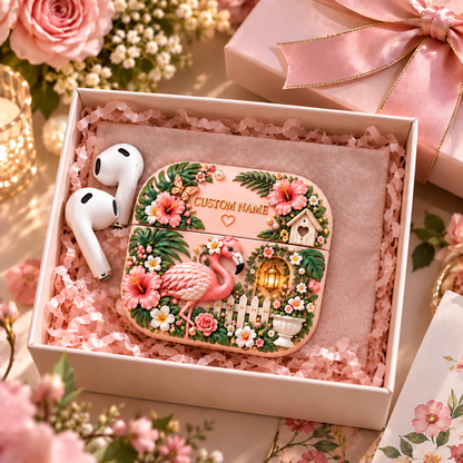 Personalized Floral AirPods Case, Add Her Name & Make It Hers 💕