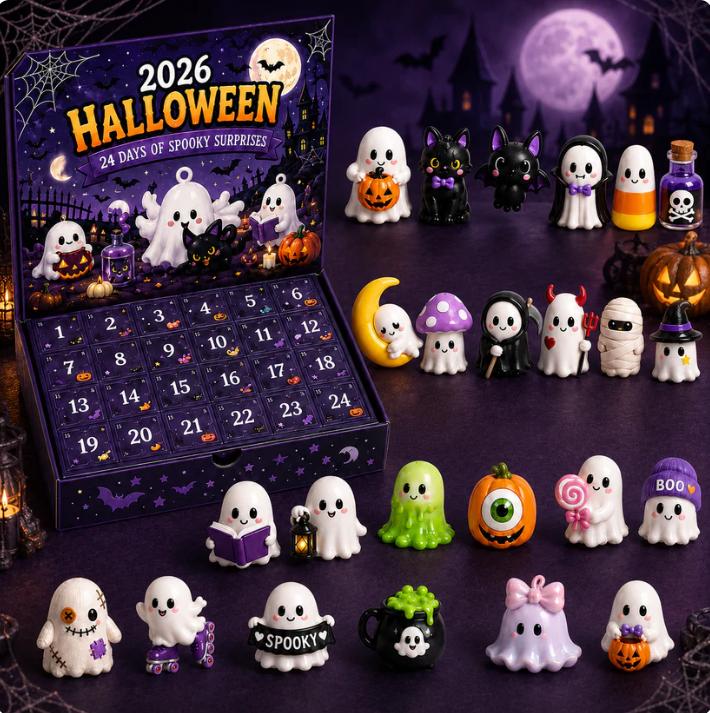 Unbox 24 Days of Halloween Magic 🎃 | Haunted House Surprise Blind Box Set