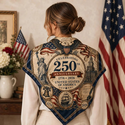 250 Years of Freedom Satin Scarf