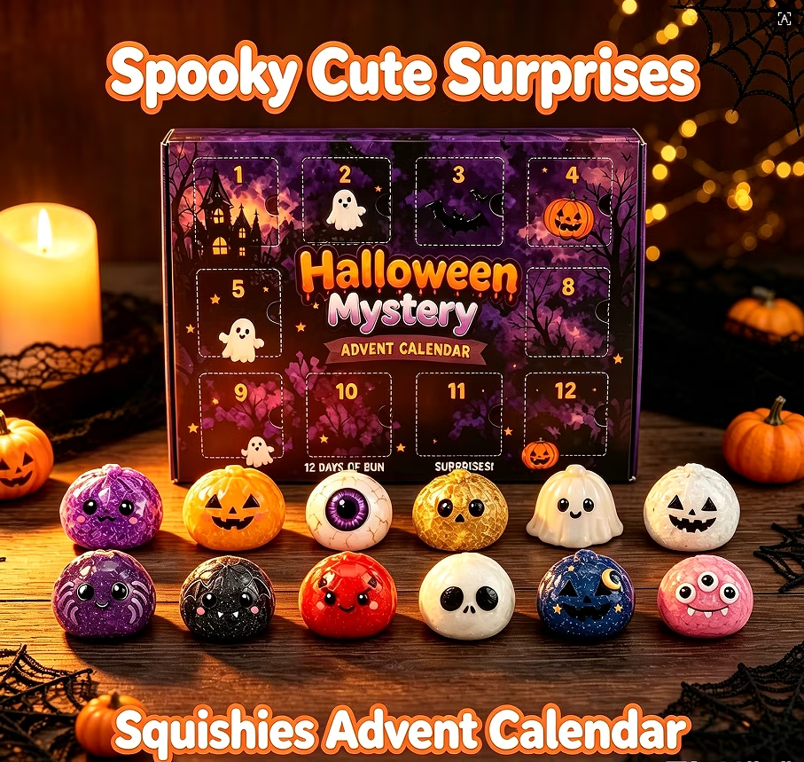 Halloween Squishies Calendar｜12 Days of Surprises