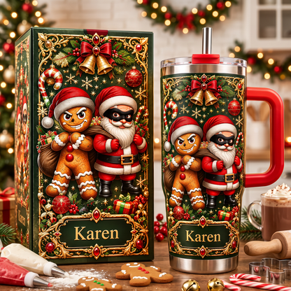 Custom Funny Christmas Tumbler Gift With Name