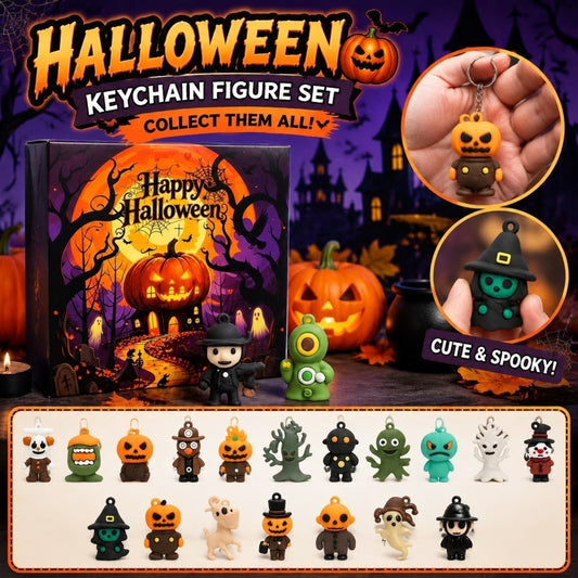 2026 Halloween Countdown Calendar – 24 Surprise Mini Figure Charms for Kids