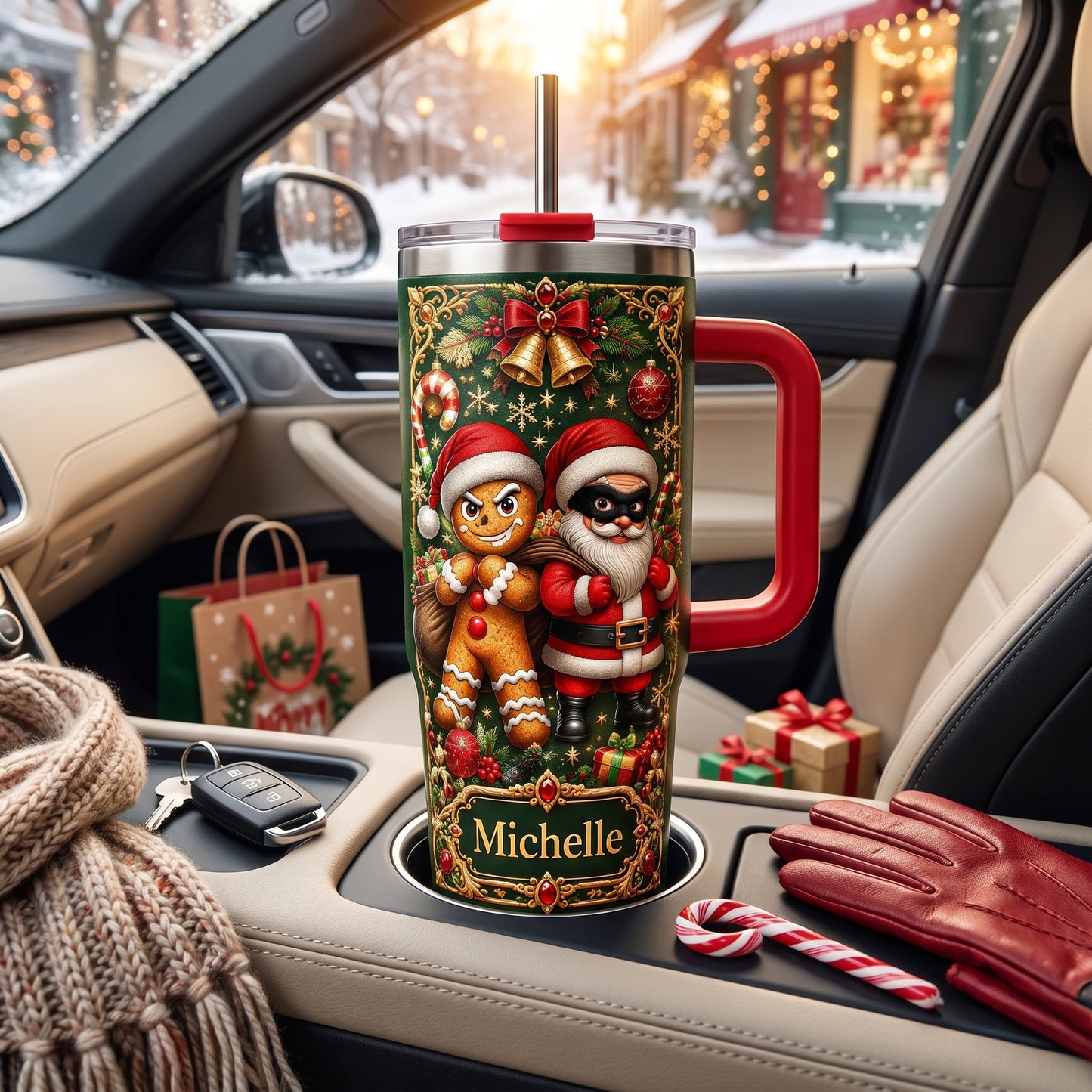 Custom Funny Christmas Tumbler Gift With Name