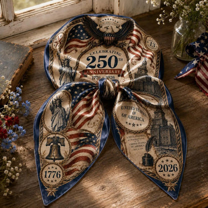 250 Years of Freedom Satin Scarf