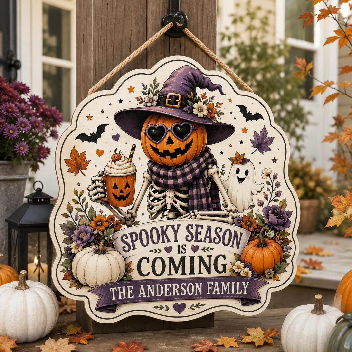 Custom Spooky Season Door Sign