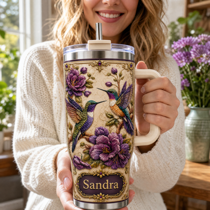 🐦Personalized Hummingbird Tumbler with Gift Box💐