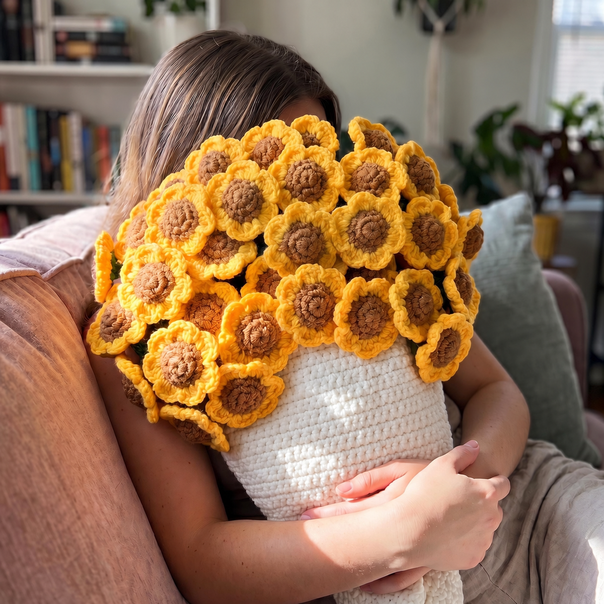 The Bouquet That Becomes a Blanket 🌸 Crochet Flower Bouquet Blanket