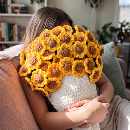 The Bouquet That Becomes a Blanket 🌸 Crochet Flower Bouquet Blanket