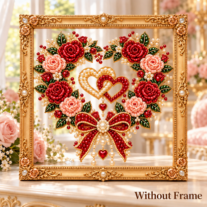 Valentine’s Day DIY Pearl Painting Kit - Romantic Beaded Art Gift💝