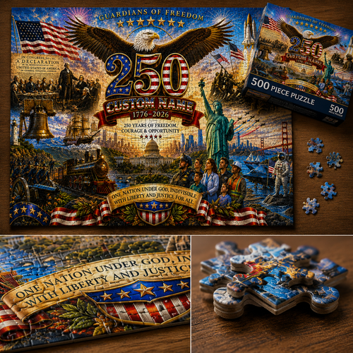 250th Anniversary Jigsaw Puzzle, 500 Pieces