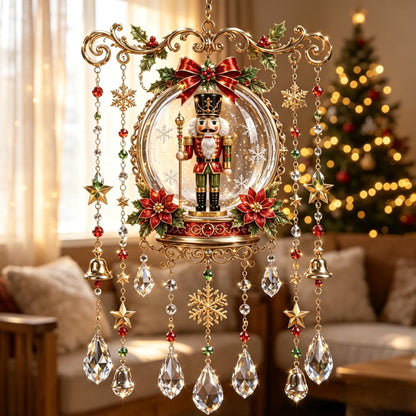 Christmas-Themed Crystal Wind Chimes