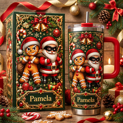 Custom Funny Christmas Tumbler Gift With Name