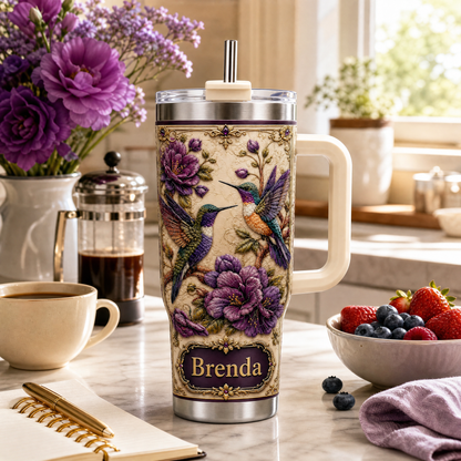 🐦Personalized Hummingbird Tumbler with Gift Box💐