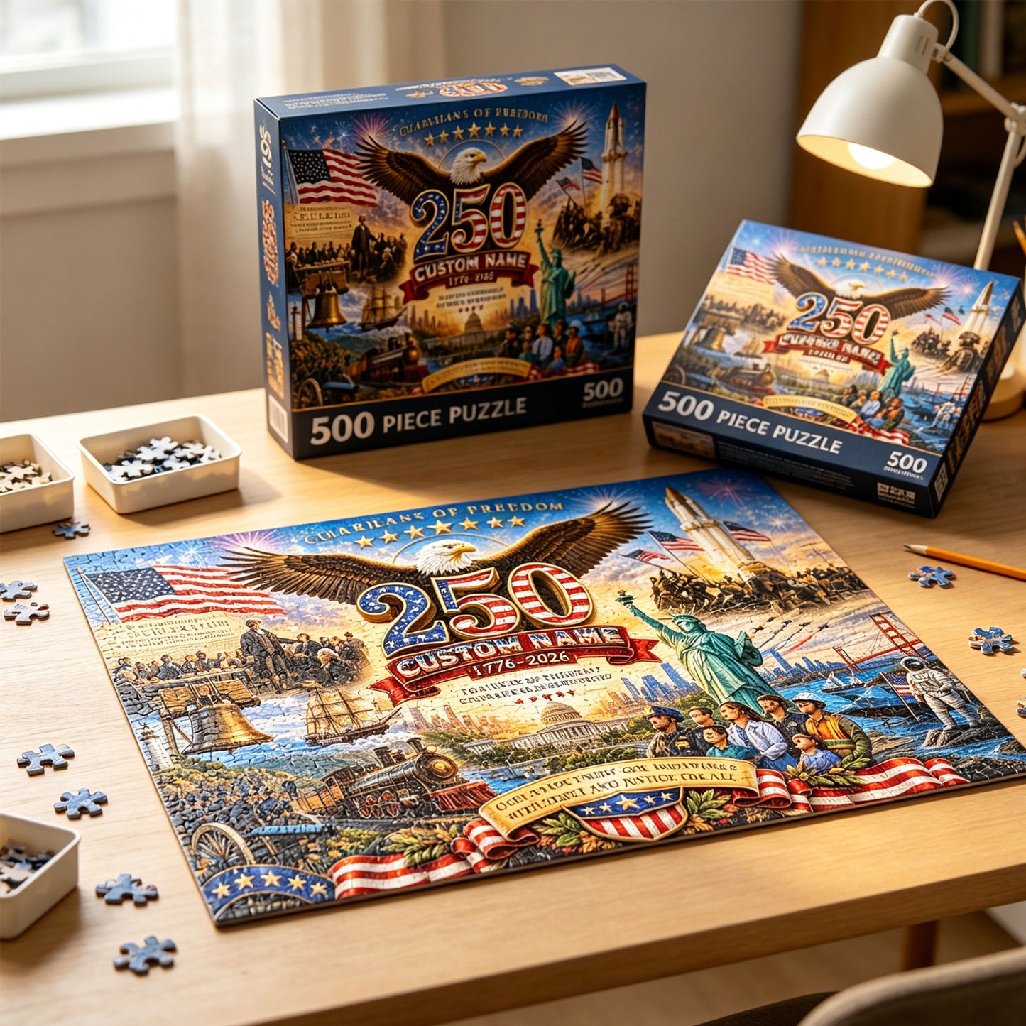 250th Anniversary Jigsaw Puzzle, 500 Pieces