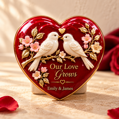 ❤️ Personalized Heart Keepsake – Your Names, Your Forever