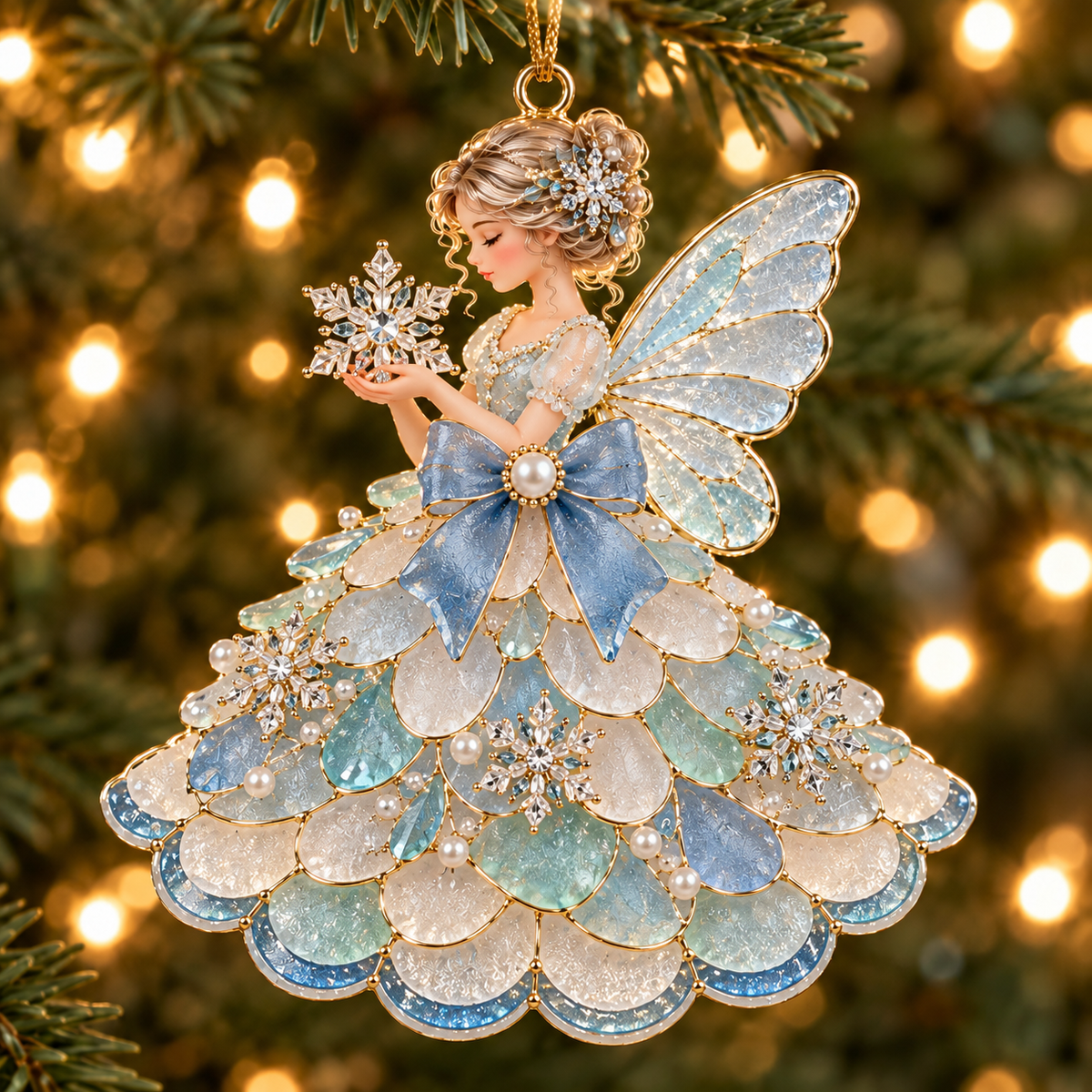 Enchanted Christmas Fairy Ornament ✨ A Little Fairytale for Your Tree