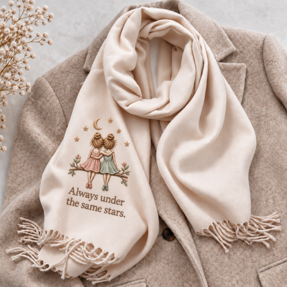 A Hug She Can Wear 💝 Friendship Scarf for Your Best Friend